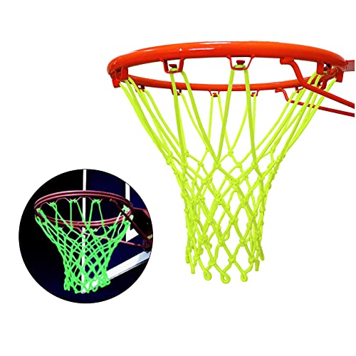 Rapidbok Leuchtendes Basketball Netze, Im Dunkeln leuchtendes Basketballnetz, Nightlight Luminous Basketball Net Replacement Für Nachtpaly Im Freien 19 x 14 x 3cm (7.5 x 5.5 x 1.2 inch)