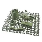 BYNYXI 100 Stück Spielfiguren Set von Armee Soldaten Figuren, 4cm Plastik Soldaten Figuren Armee Figuren Militärischen Soldatenfiguren Flugzeuge Spielfiguren Militärspielset für Kinder Jungen