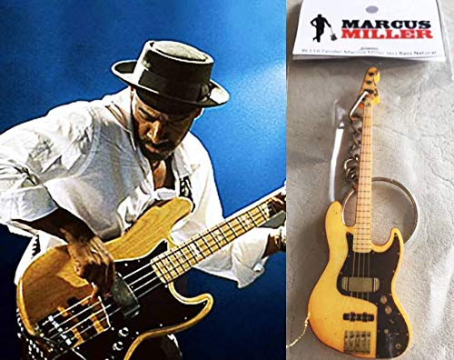 Schlüsselanhänger Gitarre Bass Fender Marcus Miller Jazz Bass Natur