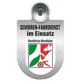 Einsatzschild Windschutzscheibe incl. Saugnapf - Senioren Fahrdienst im Einsatz - 309725 - incl. Regionen nach Wahl Farbe Region Nordrhein-Westfalen