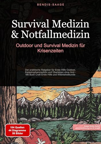 Survival Medizin & Notfallmedizin: Outdoor und Survival Medizin für Krisenzeiten: Der praktische Ratgeber für Erste Hilfe Outdoor, Katastrophenmedizin ... Bush Craft Erste Hilfe und Wildnisheilkunde