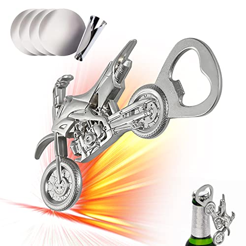 Motorrad Korkenzieher mit 5 Ausgieß- und Weinabflusstabletten, Bier Korkenzieher Metall Korkenzieher Vintage Motorrad Korkenzieher Geschenke für Männer