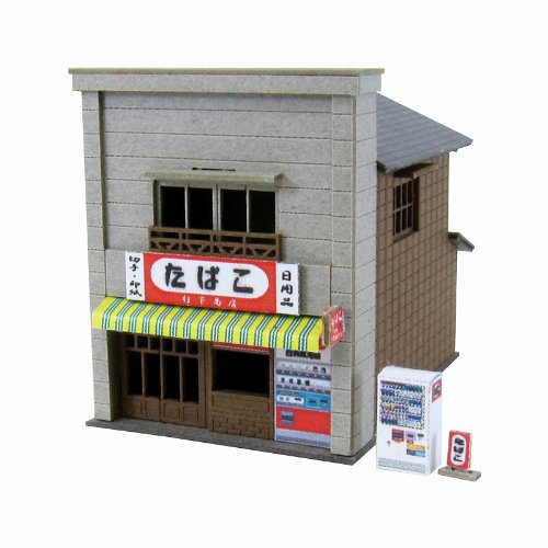 MP01-114 (Paper Craft) Petit Tabakladen und 1/220 Minichua (Japan-Import)