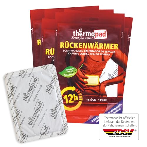 Thermopad Rückenwärmer – DAS ORIGINAL: 10 x Wärmepads für 12 Stunden Wärme I Sofort einsatzbereite Pads I Extra warme Wärmekissen-Pads, auch geeignet als Nackenwärmer, Schulterwärmer & Nierenwärmer