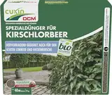 CUXIN DCM Spezialdünger für Kirschlorbeer - Spezialdünger - Langzeitdünger - Mit MINIGRAN® TECHNOLOGY - Für gesundes Wachstum - Bio - organisch-mineralischer Dünger-3 kg