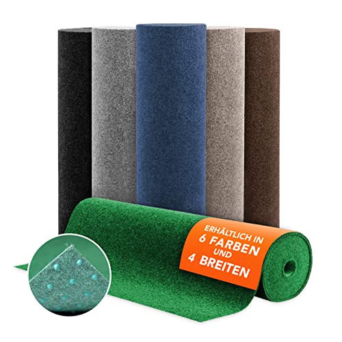 Floordirekt Rasenteppich Farbwunder Pro - Balkonteppich - Kunstrasen Teppich für Terrasse, Balkon und Freizeit - Erhältlich in 6 Farben (100 x 200 cm, Grün)