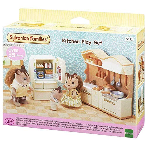 Sylvanian Families 5341 Landhaus Küche mit Kühlschrank - Puppenhaus Einrichtung Möbel