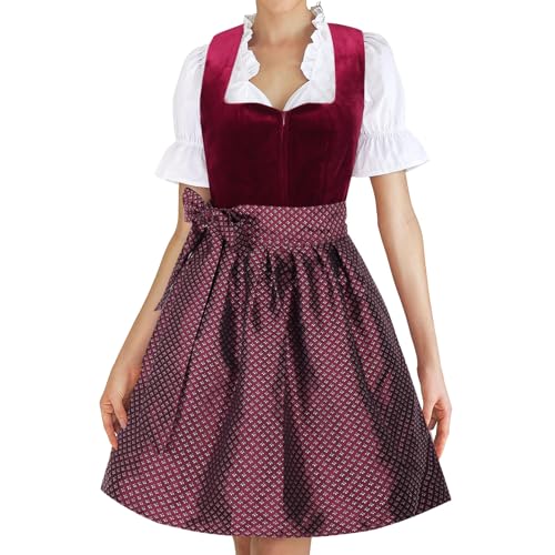 Trachtenkleid Dirndl Damen Lang Günstig Unsichtbar Anliegend Damen Oktoberfest Damen Outfit Dirndl Damen Schwarz Rosa Dirndl Für Damen Midi Dirndl Hellblau Trachtenhut Angebot des Tages