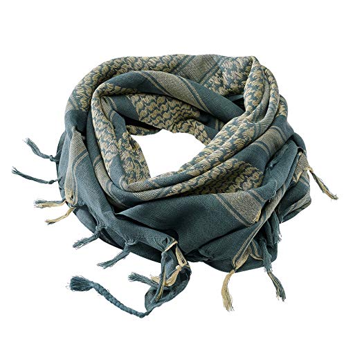 "Brandit Shemag Scarf, Petrol-Khaki, 110x110