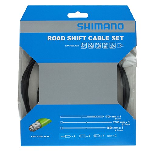 Shimano OPTISLICK Schaltzug-Set Road schwarz 2016 Schaltzug/-hülle, Ø 1.2 mm x 1800 mm