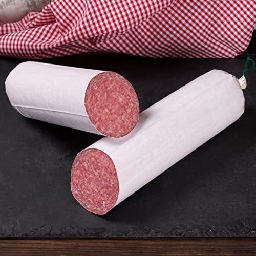 WURSTBARON® - Salami Mailänder Art 1,2 Kg - pikante Würzung - mittelgrob zerkleinert
