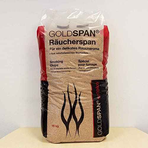 Goldspan Räuchermehl B 5/10 extra fein 15kg Körnung 0,2-1,25mm