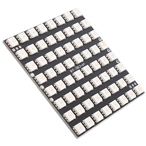 Vollfarb-Entwicklungsplatine, LED-Entwicklungsplatine, WS2812 64-stelliges RGB 5050 LED-Entwicklungsboard mit Integriertem Vollfarbtreiber, Computer-Motherboards