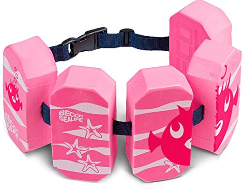 BECO Schwimmgürtel 5 Pads Sealife pink, 2 - 6 Jahre