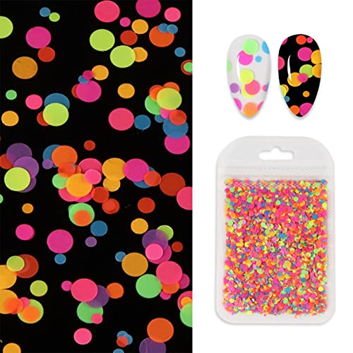 Nagel Pailletten Runde Nagel Glitzer Flocken Art Verschiedene Größen Nagel Kunst Aufkleber Maniküre Konfetti Flocken Pailletten