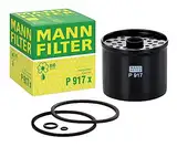 MANN-FILTER P 917 x Kraftstofffilter – Kraftstofffilter Satz mit Dichtung/Dichtungssatz – Für PKW