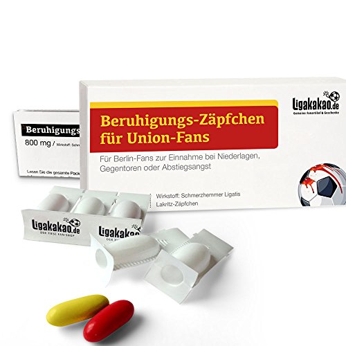 Geschenk männer ist jetzt BERUHIGUNGS-ZÄPFCHEN® für Union-Fanartikel Fans by Ligakakao.de