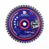Kreissägeblatt Metall 184mm |48T TCT Metallkreissägeblatt zum Schneiden von Stahl, Aluminium, Kupfer, Metall Baustahl, für Kreissäge und Kappsäge | Metallsägeblatt