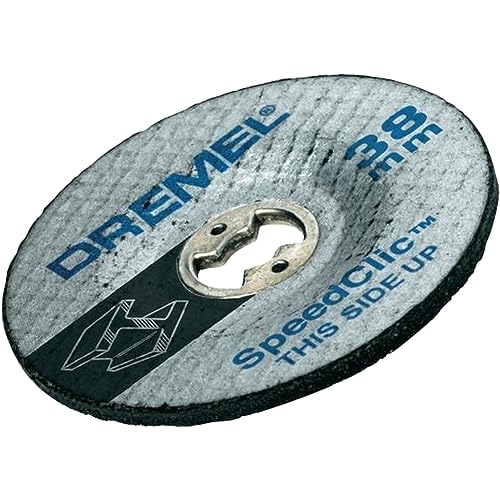 Dremel SC541 EZ SpeedClic Schleifscheibe - Zubehösatz für Multifunktionswerkzeug mit 2 verstärkten Schleifscheiben zum Schleifen von Metall, Aluminium, Stahl u.v.m.