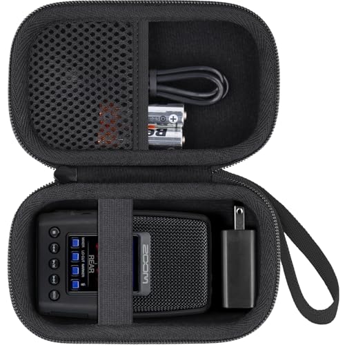 co2CREA Hart Reise Schutz Hülle Etui Tasche für Zoom H2essential /Zoom H2n Multi-Mic Handy Recorder, Nur Hülle