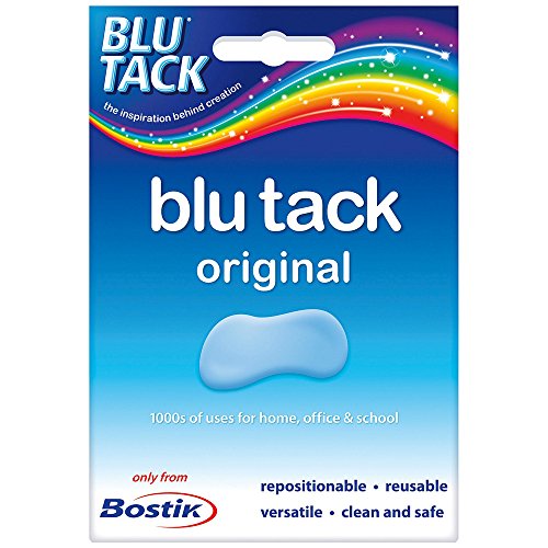 Bostik Original Blue Tack (60g) von Lizzy®, formbarer Klebstoff