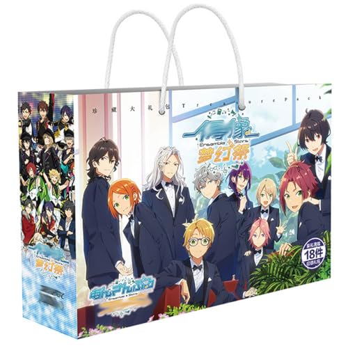 18 Ensemble Star Lucky Bag Deko | Anime Figur Acryl Stand, Aufkleber, Karten, Armband, Poster, Abzeichen, Lesezeichen | Ensemble Star Merch Box Set