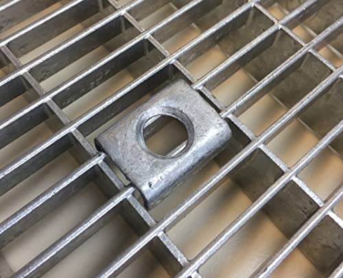 10x U-Bügel Oberteil Nr. 23 für Gitterrostklemmen für Maschenweite 30x10 bzw. 33x11mm