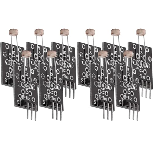 10pcs KY-018 LDR Lichtsensor Module with Output mit Fotowiderstand Helligkeitssenso Fotowäderstand Fotowäderstandmodul Helligkeitssensor ﻿