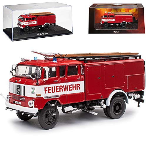 alles-meine.de GmbH IFA W50 TLF 16 Freiwillige Feuerwehr 1965-1990 1/72 Atlas Modell Auto