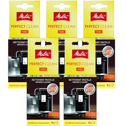 SomosTrade Reinigungsset mit 5 x Reinigungstabletten Perfect Clean für Melitta Espresso- und Kaffeevollautomaten