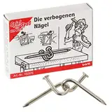 Bartl 102575 Mini-Metall-Puzzle Die verbogenen Nägel aus 2 kleinen Metallteilen