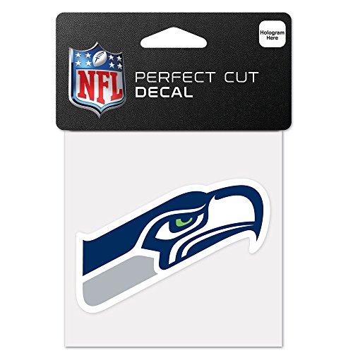 NFL Seattle Seahawks 63080012 Perfect Cut Color Aufkleber, 10,2 x 10,2 cm