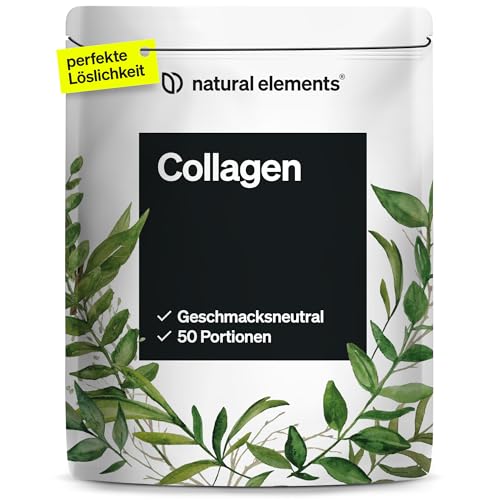 Collagen Pulver 500 g – Kollagen Hydrolysat Peptide – Kollagen Typ 1 und 3 – perfekte Löslichkeit, natürlicher Geschmack ohne Aromen – laborgeprüft und in Deutschland produziert