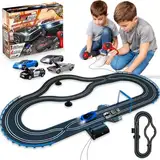 Slotcar Rennbahn Sets - Slotcars, Rennbahnen & Zubehör Elektrische Rennbahn, Elektrische Carrerabahn für Mädchen Jungen im Alter von 8-12 Jahren, Doppelte Elektrische Rennbahn für Kinder ab 5 Jahren