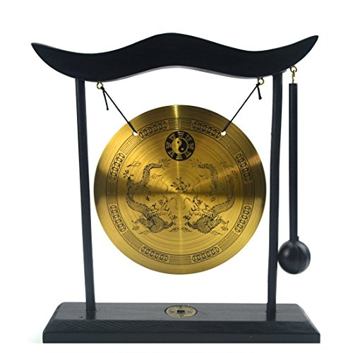 Gong mit Schlägel Tragbare Messing Gong Klein TamTam Gong H1303