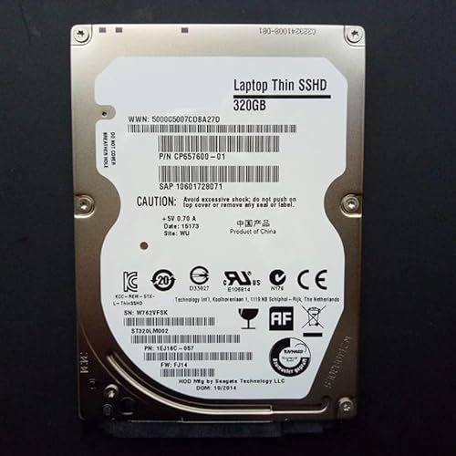 SSHD für 320 GB 2,5 Zoll SATA 6 Gb/s 64 MB + 8 G 5400 U/min für interne SSHD für Notebook SSHD für ST320LM002