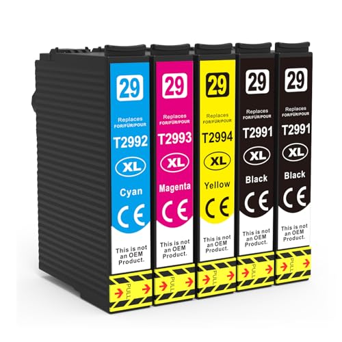 Multipack 29XL Patronen für Epson 29XL 29 XL für Epson XP-342 XP-352 XP-255 XP-245 XP-332 XP-452 XP-442 XP-345 XP-445 XP-235 XP-435 XP-432 XP-335 tintenpatronen (2Schwarz 1Cyan 1Magenta 1Gelb)