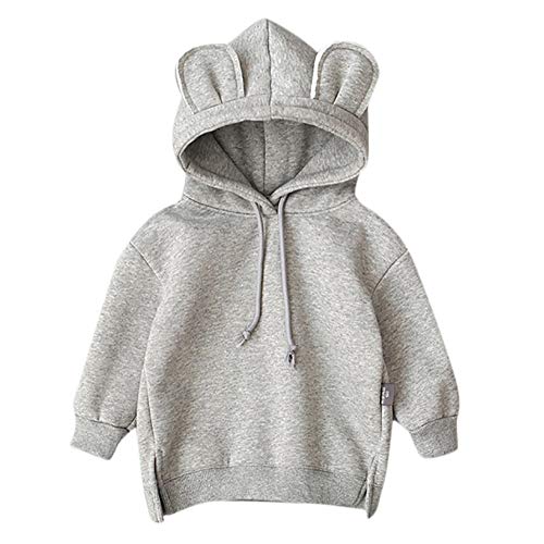 Mashaouyo Baby Kinder Kinderjacke Hoodie Outfits Sweatshirt Langärmeliges Oberteil Einfarbige Freizeitkleidung Frühlung Herbst Warm Niedlich Warme Winter Outwearorn Streetwear Modische