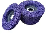 5 x ROSTiO CSD Scheibe 125 mm Lila | purple für Winkelschleifer | Flex | Reinigungsscheibe