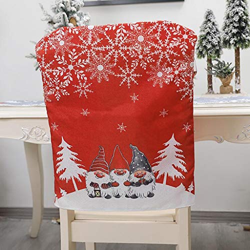Weihnachtsdekorationen für den Innen- und Außenbereich, Vlies-Stuhl-Set, alter Mann, Schneemann, Party-Hocker-Set, Dekoration für Geburtstag, Weihnachten, Neujahr, Party, Themendekoration