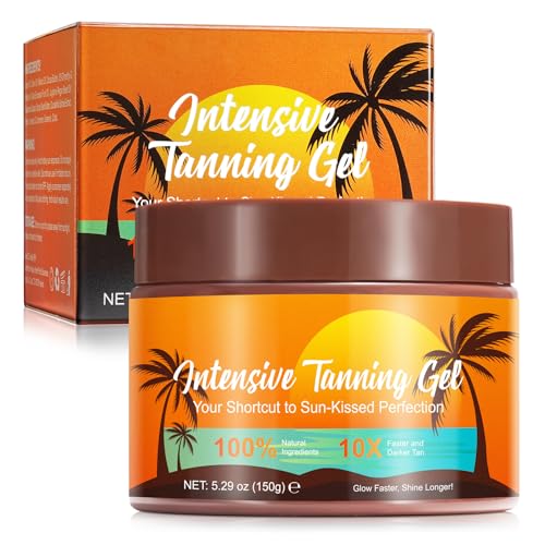Sonnenbank Bräunungsbeschleuniger, Premium Bräunungsbeschleuniger-Creme für Sonnenbänke & Außensonne, Erzielen Sie eine natürliche Bräune der Haut