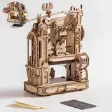 ROKR Printing Press 3D Holzpuzzle Erwachsene-Druckmaschine Modell Geschenk für Konstrukteure Männer Frauen(LK602)