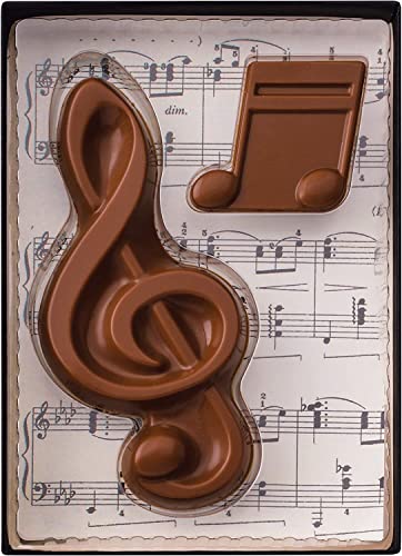 Weibler Weibler Geschenkpaket Musik Feine Milchschokolade 40g, 2er Pack