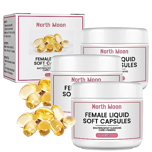 North Moon Natural Vaginal Repair Capsule, straffende Reparatur & rosa und zarte natürliche Kapseln, bleiben klar und frisch, kehren in einen straffen und zarten Zustand zurück