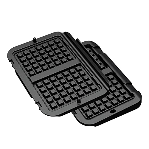 Tefal XA7308 OptiGrill Waffelplatte, Schwarz