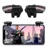 TSLBW Mobile Game Controller Trigger Fire Aim Button Trigger Sensitive Shooting and Target Button Target & Fire Trigger Key for iOS and Android Smart Phone 1 Pair (4 Schlüssel)