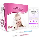 Easy@Home 40 Ovulationstest + 10 Schwangerschaftstest Frühtest - Empfidlich Kinderwunsch Fruchtbarkeitstests für Eisprung 25 mIU/ml und Schwangerschaftstests 10 mIU/ml mit Optimaler Sensitivität