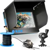 Fishfinder, Unterwasserkamera Angeln, Weitwinkel-Infrarot-Nachtsicht, Host IP65 wasserdicht, mit 5-Zoll-IPS-Display für EIS, Fluss und Boot.