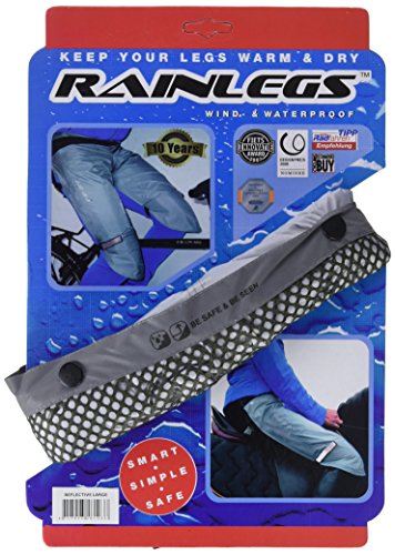 Rainlegs Herren Reflekterende Regenschutz, Grau, XL EU