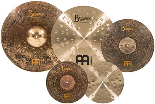 Meinl Cymbals MJ401+18 Mike Johnston Pack Byzance Beckenbox-Set mit gratis 45,7 cm Byzance Extra Dry Thin Crash (VIDEO)